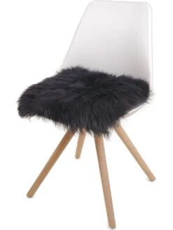 Lammfell-Sitzauflage In Grau 6 Lammfell-Sitzauflage In Grau -Allgemeiner Haushaltswarenladen kaiser naturfellprodukte handl lammfell sitzauflage in grau 1