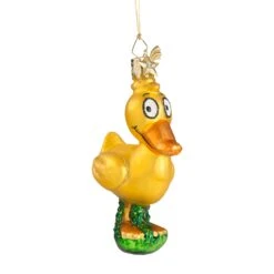 Baumschmuck Glas Die Ente In Gelb