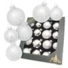 16er-Set: Christbaumkugeln In Silber