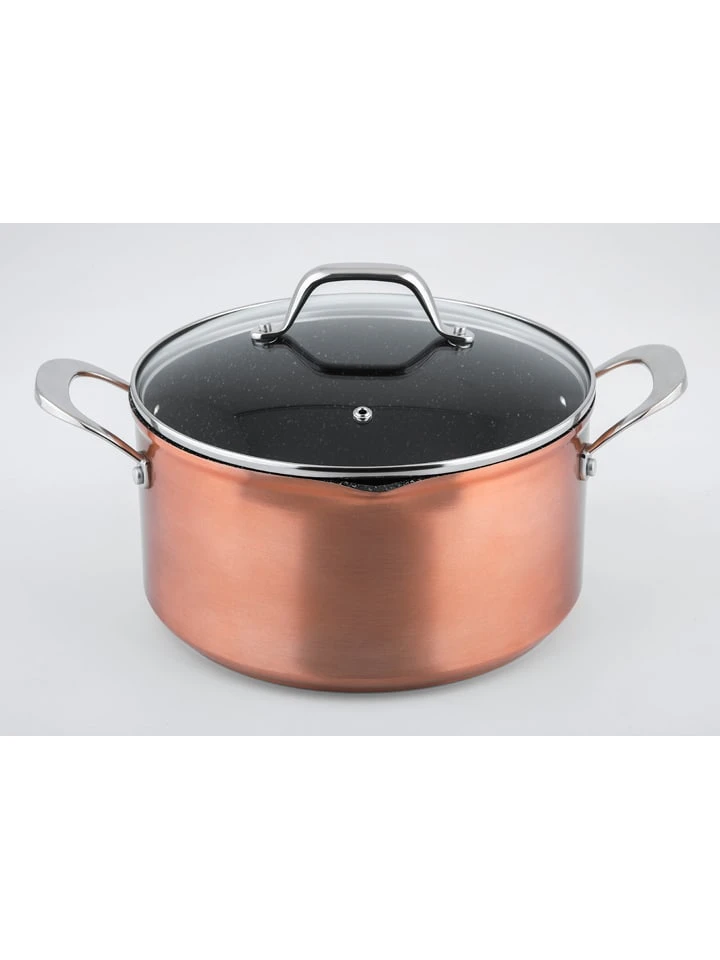 Laguiole 2tlg. Set: Kochtopf In Kupfer - Ø 24 Cm 4 Laguiole 2tlg. Set: Kochtopf In Kupfer - Ø 24 Cm – Bild 2