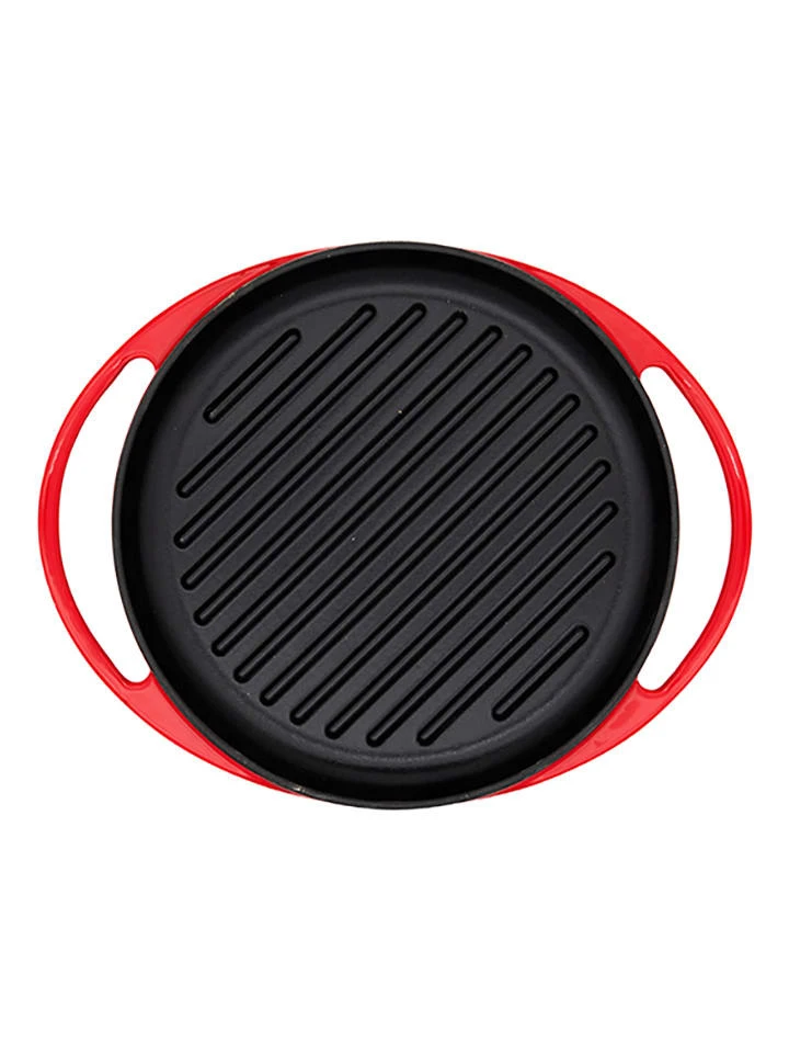 Laguiole Grillplatte In Schwarz/ Rot 3 Laguiole Grillplatte In Schwarz/ Rot