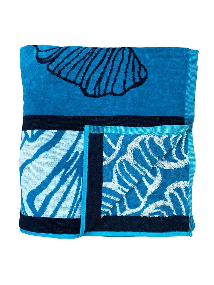 Strandtuch "Bora Bora - Mallorca" In Hellblau - (L)180 X (B)140 Cm 5 Strandtuch "Bora Bora - Mallorca" In Hellblau - (L)180 X (B)140 Cm – Bild 3