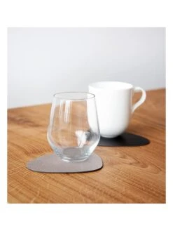 LIND DNA 4er-Set: Untersetzer "Curve" In Beige/ Schwarz - (L)13 X (B)11 Cm -Allgemeiner Haushaltswarenladen lind dna 4er set untersetzer curve in beige schwarz l 13 x b 11 cm 1