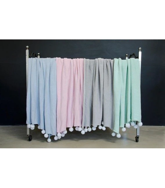 Lorena Canals Kuscheldecke "Bubbly" In Hellminze/Weiß - 100x120 Cm 8 Lorena Canals Kuscheldecke "Bubbly" In Hellminze/Weiß - 100x120 Cm – Bild 6