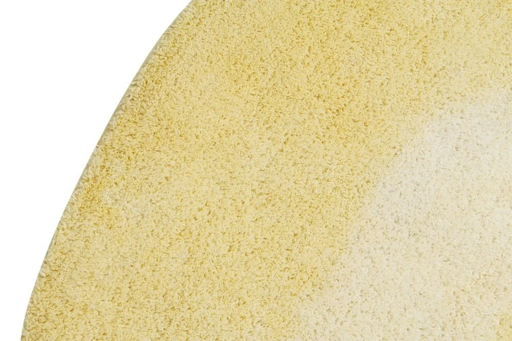 Lorena Canals Teppich "Tie - Dye" In Gelb - 150x150 Cm 4 Lorena Canals Teppich "Tie - Dye" In Gelb - 150x150 Cm – Bild 2