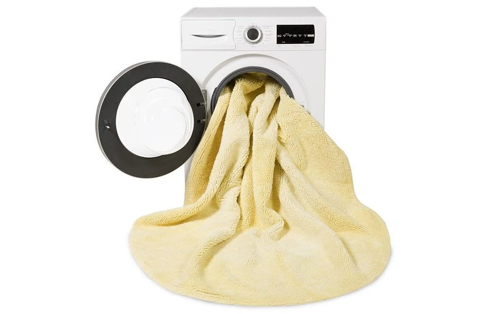 Lorena Canals Teppich "Tie - Dye" In Gelb - 150x150 Cm 7 Lorena Canals Teppich "Tie - Dye" In Gelb - 150x150 Cm – Bild 5