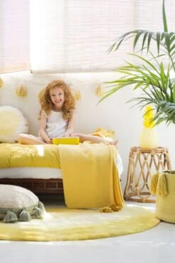 Lorena Canals Teppich "Tie - Dye" In Gelb - 150x150 Cm 13 Lorena Canals Teppich "Tie - Dye" In Gelb - 150x150 Cm -Allgemeiner Haushaltswarenladen lorena canals teppich tie dye in gelb 150x150 cm 5