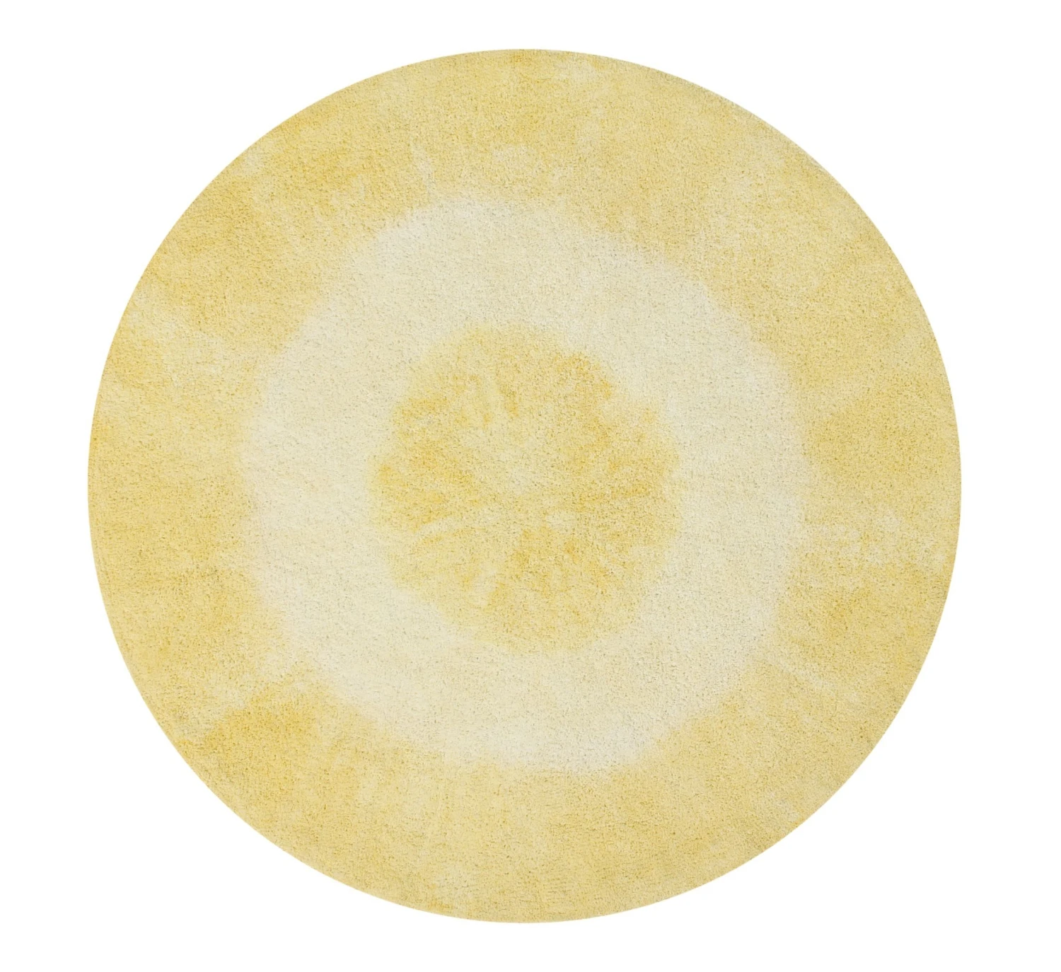 Lorena Canals Teppich "Tie - Dye" In Gelb - 150x150 Cm 3 Lorena Canals Teppich "Tie - Dye" In Gelb - 150x150 Cm