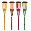 4er Set LED Solar Bambus Fackel In Bunt 1 4er Set LED Solar Bambus Fackel In Bunt -Allgemeiner Haushaltswarenladen marelida 4er set led solar bambus fackel in bunt