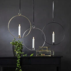 Dekoring Mit LED Stabkerze Zum Aufhängen Kerzenhalter D: 28,5cm In Schwarz 12 Dekoring Mit LED Stabkerze Zum Aufhängen Kerzenhalter D: 28,5cm In Schwarz -Allgemeiner Haushaltswarenladen marelida dekoring mit led stabkerze zum aufhangen kerzenhalter d 28 5cm in schwarz 2