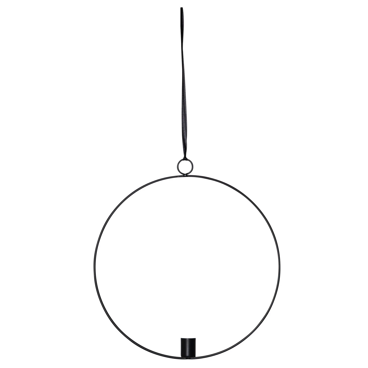 Dekoring Mit LED Stabkerze Zum Aufhängen Kerzenhalter D: 28,5cm In Schwarz 6 Dekoring Mit LED Stabkerze Zum Aufhängen Kerzenhalter D: 28,5cm In Schwarz – Bild 4