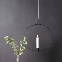 Dekoring Mit LED Stabkerze Zum Aufhängen Kerzenhalter D: 28,5cm In Schwarz 17 Dekoring Mit LED Stabkerze Zum Aufhängen Kerzenhalter D: 28,5cm In Schwarz -Allgemeiner Haushaltswarenladen marelida dekoring mit led stabkerze zum aufhangen kerzenhalter d 28 5cm in schwarz 7