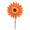 Doppel Windrad Blume In Orange - H: 75cm 1 Doppel Windrad Blume In Orange - H: 75cm -Allgemeiner Haushaltswarenladen marelida doppel windrad blume in orange h 75cm