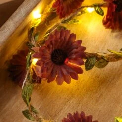 LED Lichterkette Blumen In Lila - L: 1,45m 8 LED Lichterkette Blumen In Lila - L: 1,45m -Allgemeiner Haushaltswarenladen marelida led lichterkette blumen in lila l 1 45m 2