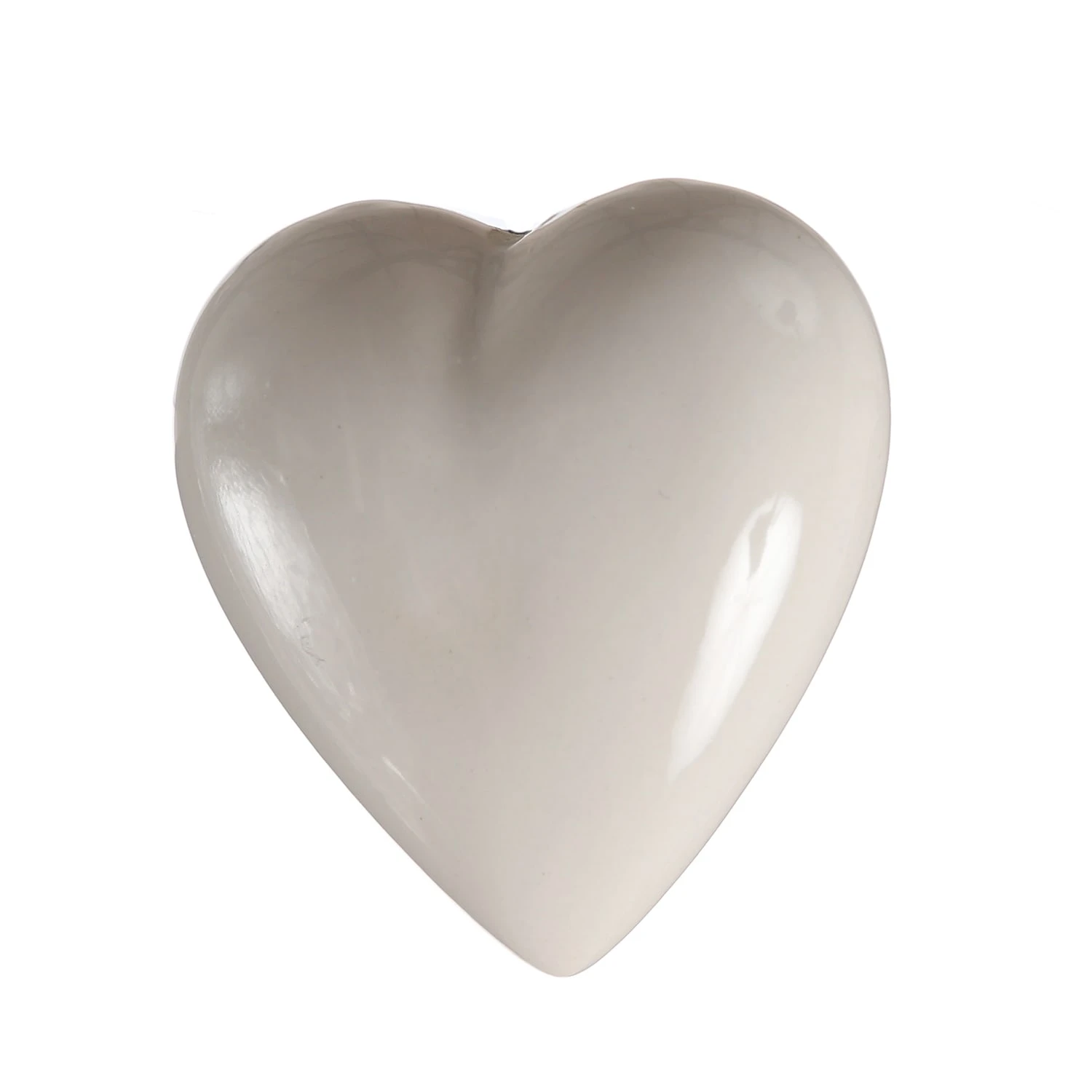 Schwimmendes Dekoherz Aus Porzellan L: 8,5cm In Weiß 4 Schwimmendes Dekoherz Aus Porzellan L: 8,5cm In Weiß – Bild 2