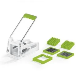 Pommes Gemüse Schneider Edelstahl - Weiß/grün