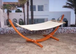 Hängematte Mit Gestell J46, Braun, Matte Creme-weiß 10 Hängematte Mit Gestell J46, Braun, Matte Creme-weiß -Allgemeiner Haushaltswarenladen mcw hangematte mit gestell j46 braun matte creme weiss 1