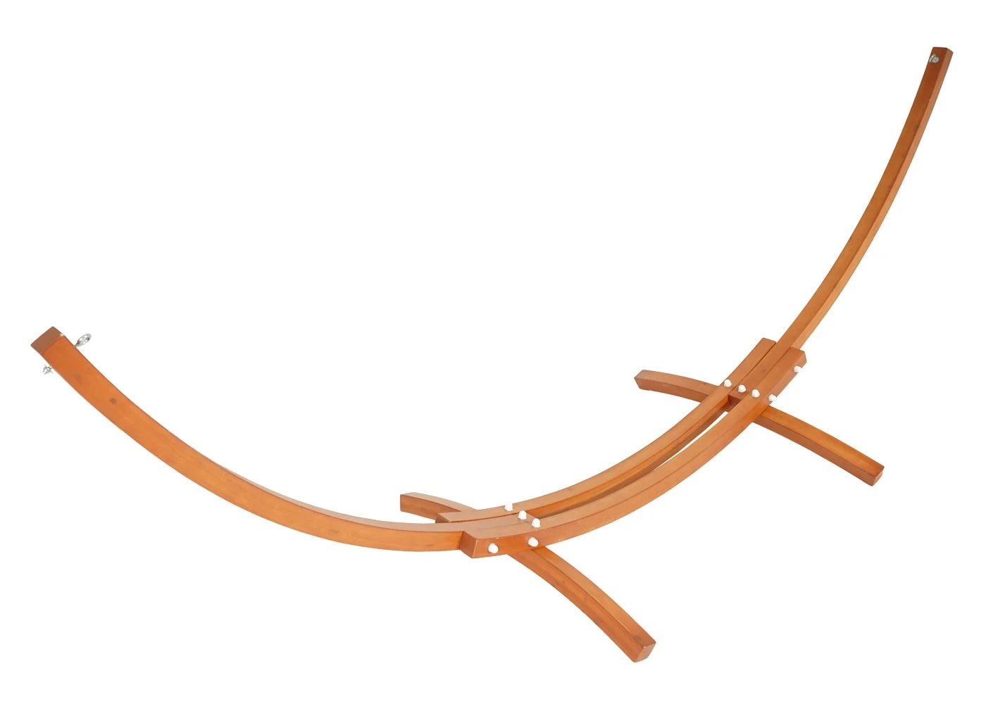 Hängematte Mit Gestell J46, Braun, Matte Creme-weiß 8 Hängematte Mit Gestell J46, Braun, Matte Creme-weiß – Bild 6