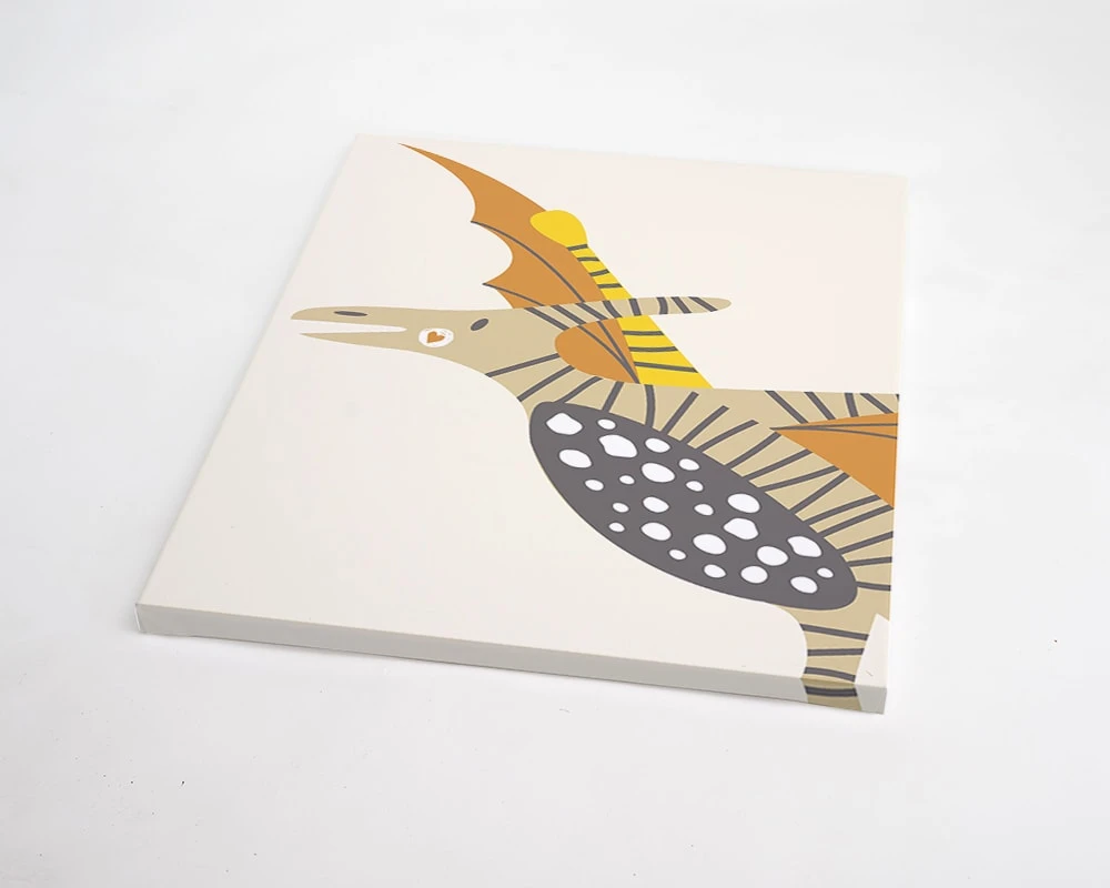 Wandbild " Dino " In Weiss 5 Wandbild " Dino " In Weiss – Bild 3