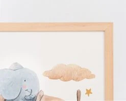 Wandbild " Fliegende Elefant " In Naturell 15 Wandbild " Fliegende Elefant " In Naturell -Allgemeiner Haushaltswarenladen milan moon wandbild fliegende elefant in naturell 3