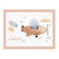 Wandbild " Fliegende Elefant " In Naturell 17 Wandbild " Fliegende Elefant " In Naturell -Allgemeiner Haushaltswarenladen milan moon wandbild fliegende elefant in naturell 5