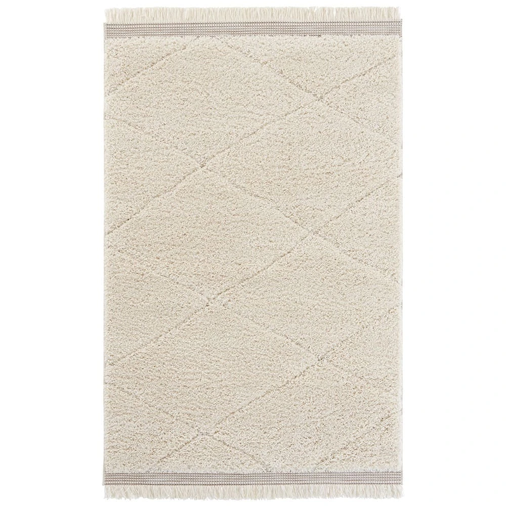 Vintage Handira Teppich Danaki Creme 3 Vintage Handira Teppich Danaki Creme