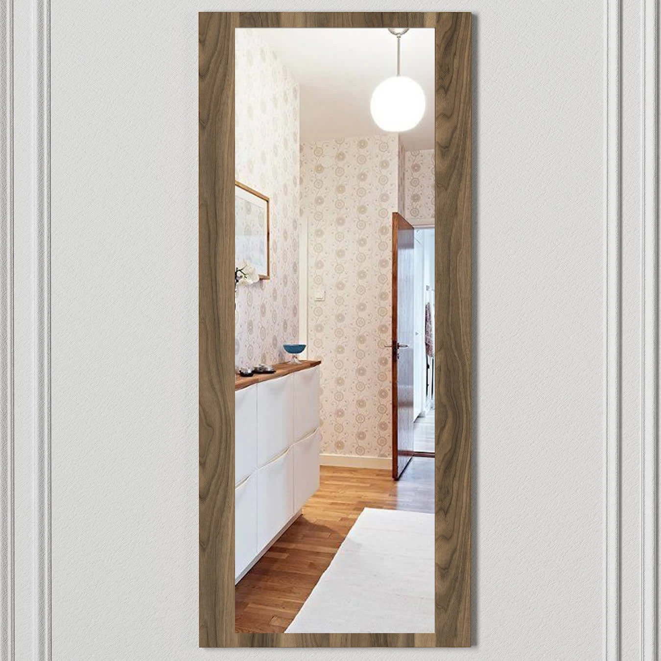 Ankleidespiegel Eres Walnuss 5 Ankleidespiegel Eres Walnuss – Bild 3