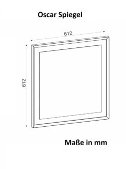 Spiegel Oscar 61x61cm Walnuss 12 Spiegel Oscar 61x61cm Walnuss -Allgemeiner Haushaltswarenladen moebel17 spiegel oscar 61x61cm walnuss 4