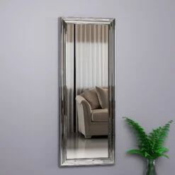 Spiegel Smoot 40x105cm Silber -Allgemeiner Haushaltswarenladen moebel17 spiegel smoot 40x105cm silber 2