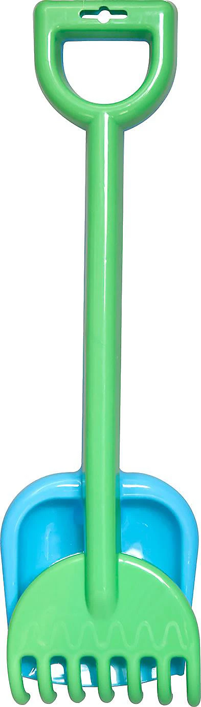 OUTDOOR Active 2er Set Schaufel Und Rechen-Set, Länge 50 Cm, Blau/grün 3 OUTDOOR Active 2er Set Schaufel Und Rechen-Set, Länge 50 Cm, Blau/grün