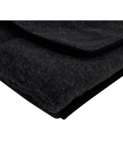 Native Wolldecke In Schwarz - (L)220 X (B)200 Cm -Allgemeiner Haushaltswarenladen native wolldecke in schwarz l 220 x b 200 cm 1