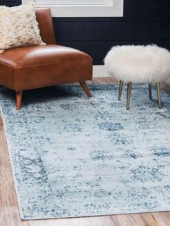 Kurzflor-Teppich "Kutha" In Blau