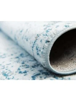 Kurzflor-Teppich "Kutha" In Blau -Allgemeiner Haushaltswarenladen nazar kurzflor teppich kutha in blau 5