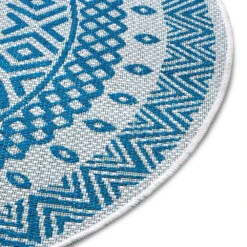 In- & Outdoor Teppich Giro Petrolblau Creme, 160 Cm Rund 14 In- & Outdoor Teppich Giro Petrolblau Creme, 160 Cm Rund -Allgemeiner Haushaltswarenladen northrugs in and outdoor teppich giro petrolblau creme 160 cm rund 5