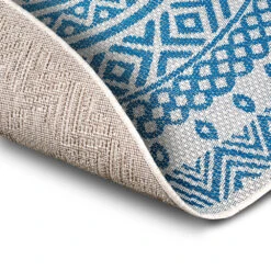In- & Outdoor Teppich Giro Petrolblau Creme, 160 Cm Rund 15 In- & Outdoor Teppich Giro Petrolblau Creme, 160 Cm Rund -Allgemeiner Haushaltswarenladen northrugs in and outdoor teppich giro petrolblau creme 160 cm rund 6