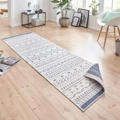 In- & Outdoor Wendeteppich Kuba Blau Creme 19 In- & Outdoor Wendeteppich Kuba Blau Creme -Allgemeiner Haushaltswarenladen northrugs in and outdoor wendeteppich kuba blau creme 8