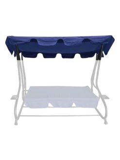 Hollywoodschaukel-Ersatzdach In Blau - (L)193 X (B)151 Cm