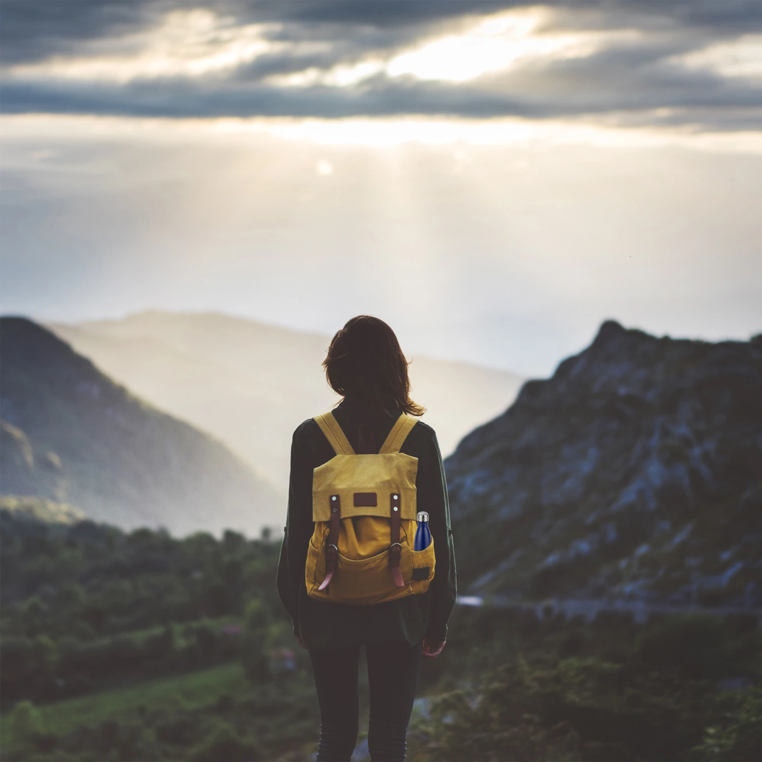 1x Edelstahl-Trinkflasche In Dunkelblau - 500 Ml 5 1x Edelstahl-Trinkflasche In Dunkelblau - 500 Ml – Bild 3