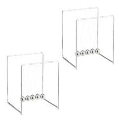 2x Newton Pendel In Silber