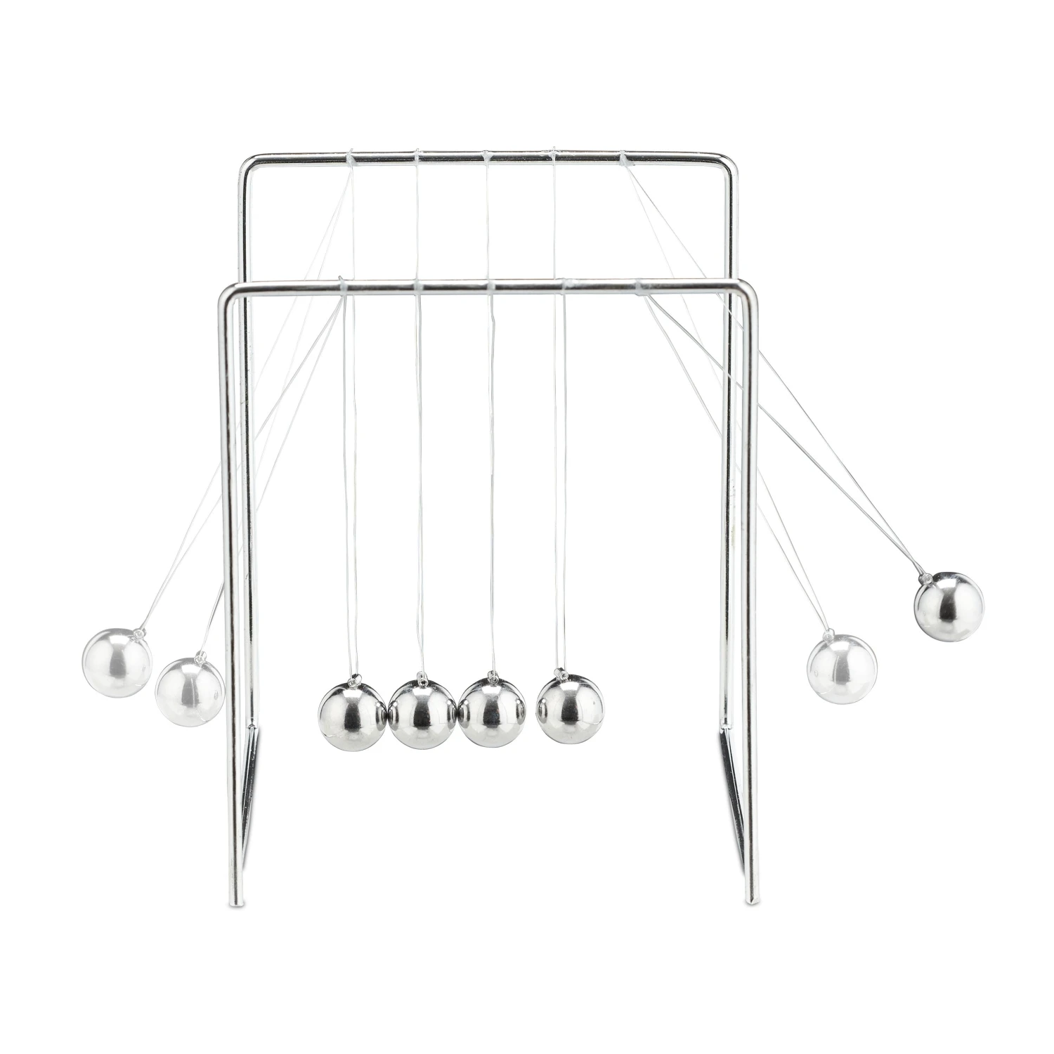 2x Newton Pendel In Silber 8 2x Newton Pendel In Silber – Bild 6