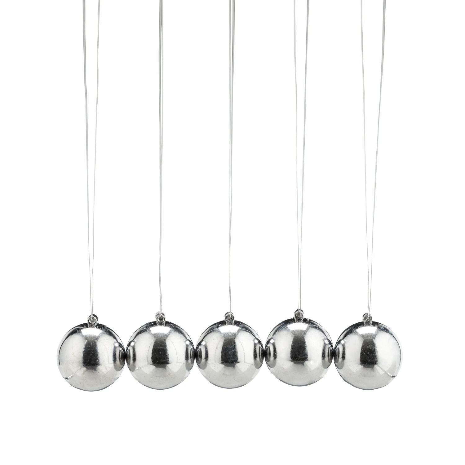 2x Newton Pendel In Silber 9 2x Newton Pendel In Silber – Bild 7