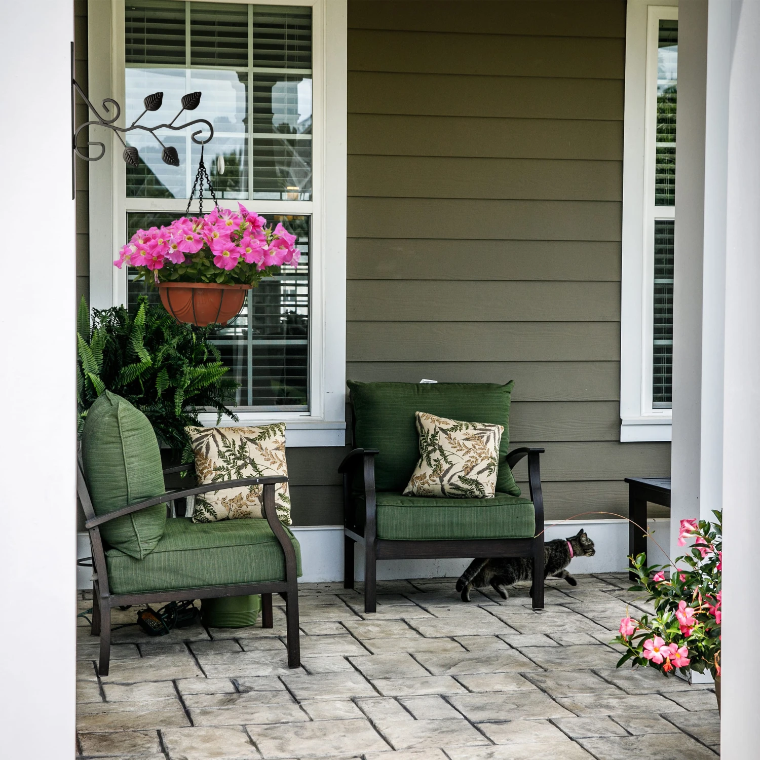 Blumenhaken "Schnecke" In Schwarz 7 Blumenhaken "Schnecke" In Schwarz – Bild 5