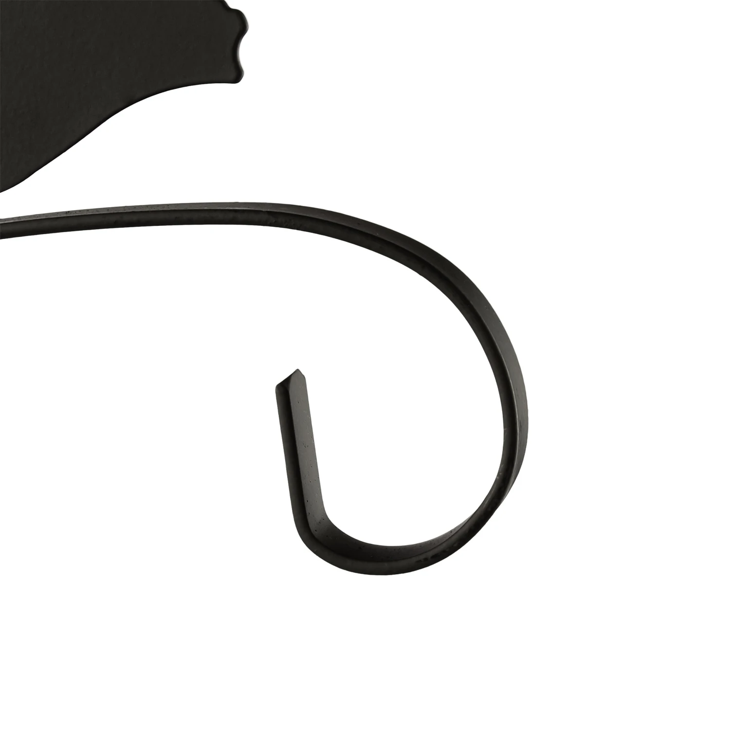 Blumenhaken "Schnecke" In Schwarz 9 Blumenhaken "Schnecke" In Schwarz – Bild 7