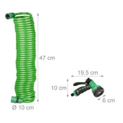 Gartenschlauch In Grün - 10 M 12 Gartenschlauch In Grün - 10 M -Allgemeiner Haushaltswarenladen relaxdays gartenschlauch in grun 10 m 3