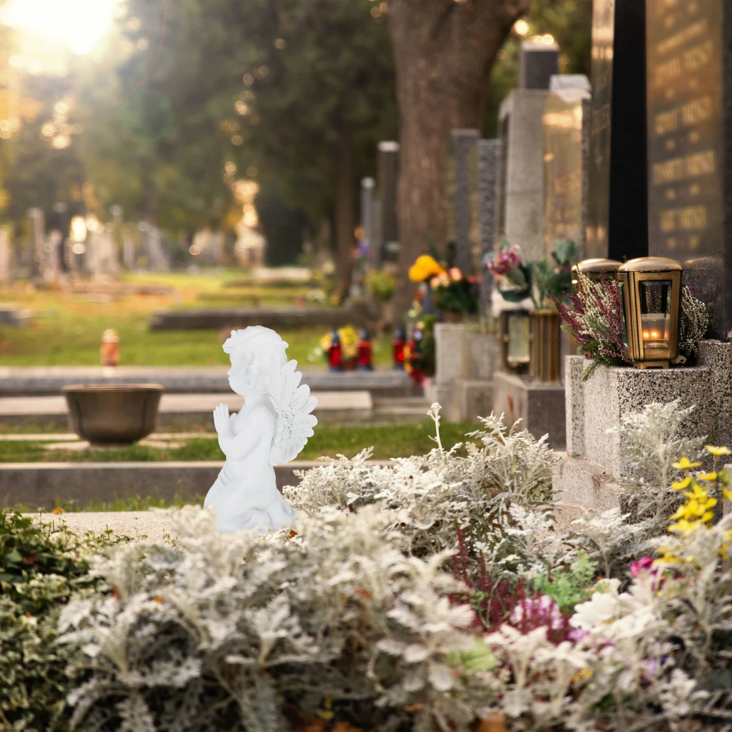 Grabengel In Weiß 4 Grabengel In Weiß – Bild 2