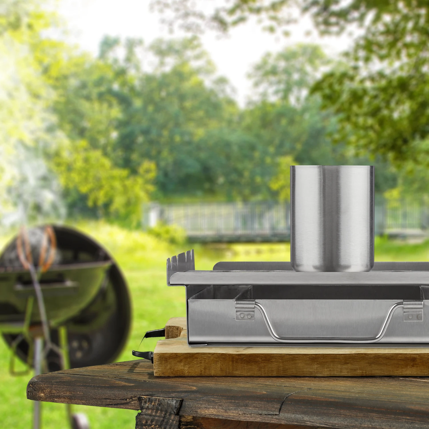 Grillaufsatz In Silber 4 Grillaufsatz In Silber – Bild 2