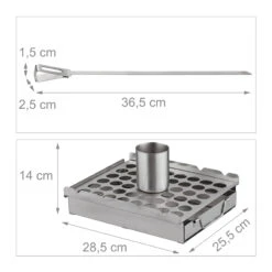 Grillaufsatz In Silber 13 Grillaufsatz In Silber -Allgemeiner Haushaltswarenladen relaxdays grillaufsatz in silber 3