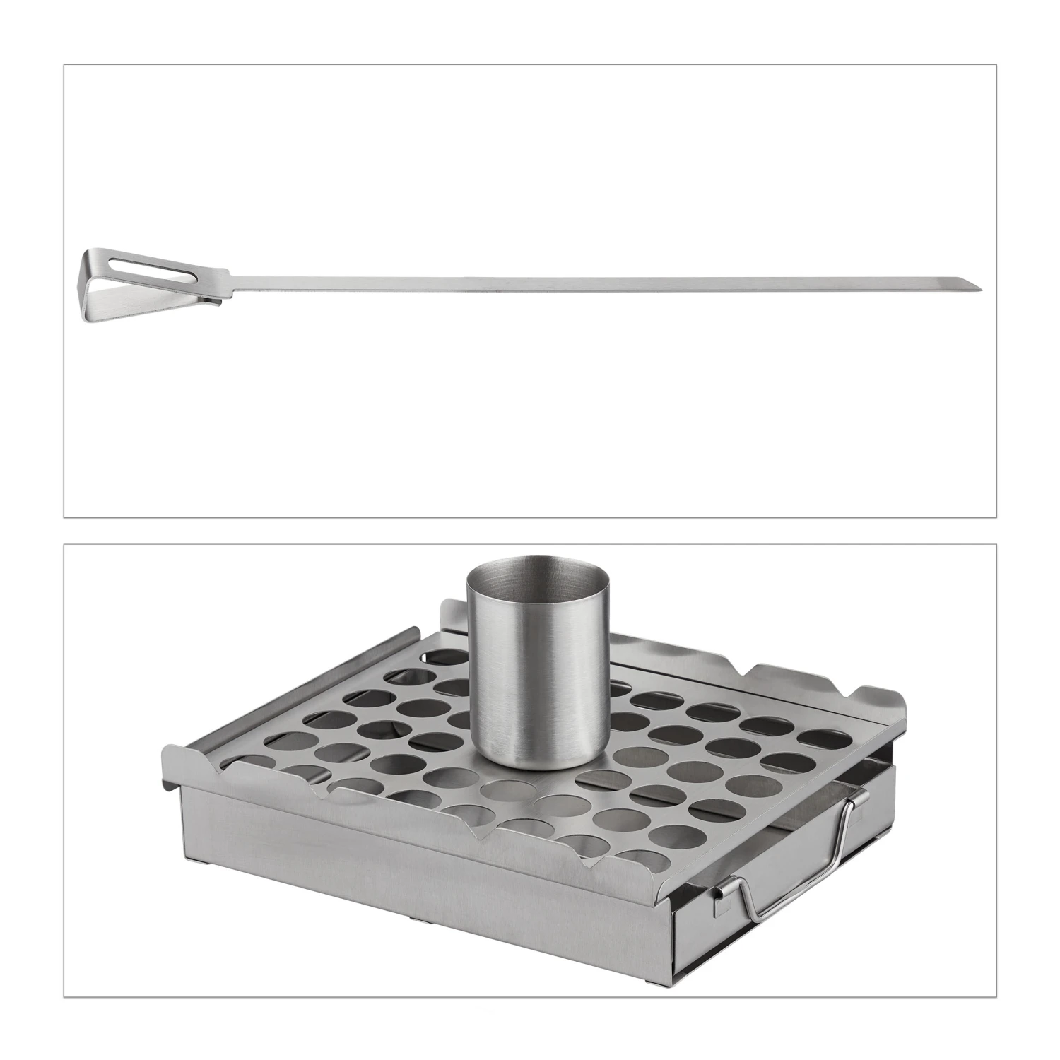 Grillaufsatz In Silber 3 Grillaufsatz In Silber