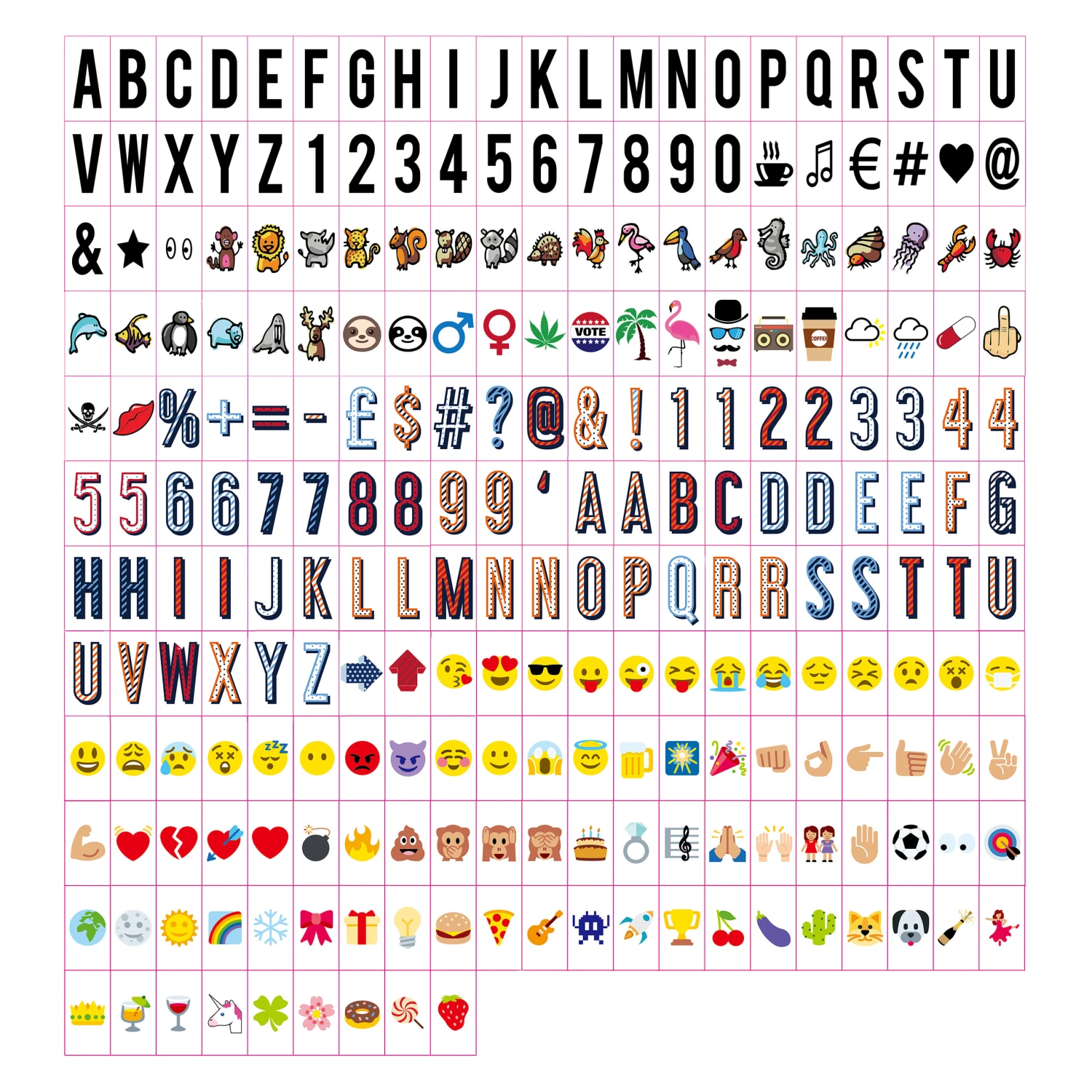 Lightbox Ergänzungsset In Bunt 9 Lightbox Ergänzungsset In Bunt – Bild 7