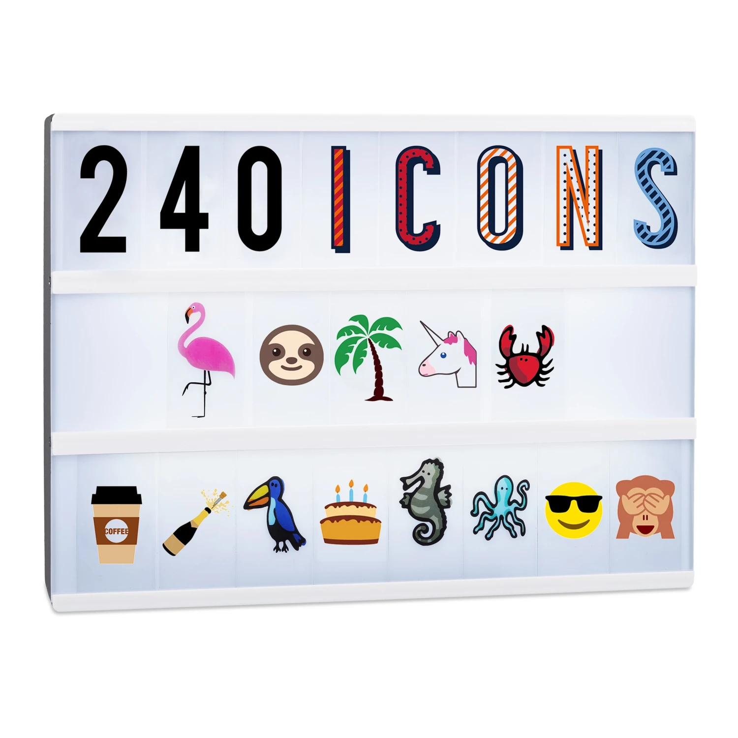 Lightbox Ergänzungsset In Bunt 3 Lightbox Ergänzungsset In Bunt